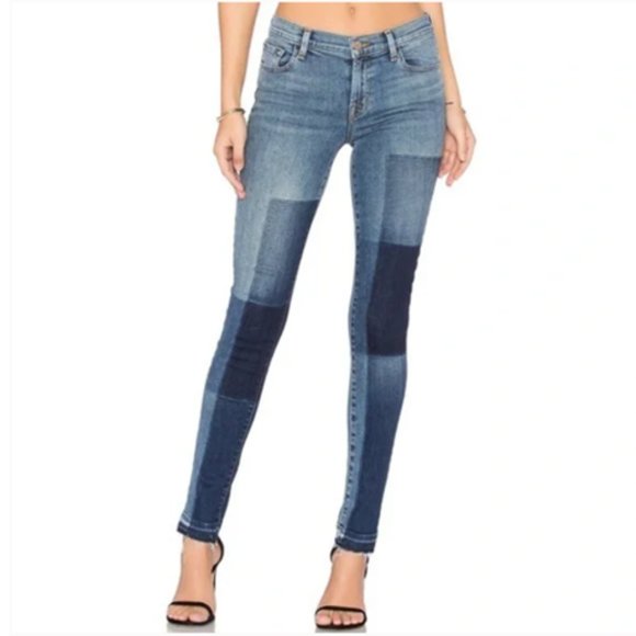 NWT J Brand Reunion Mid-Rise Raw Hem Skinny Jean Size 29 - Picture 1 of 11